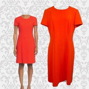 BOSS Hugo Boss Orange Red Dipela Dress